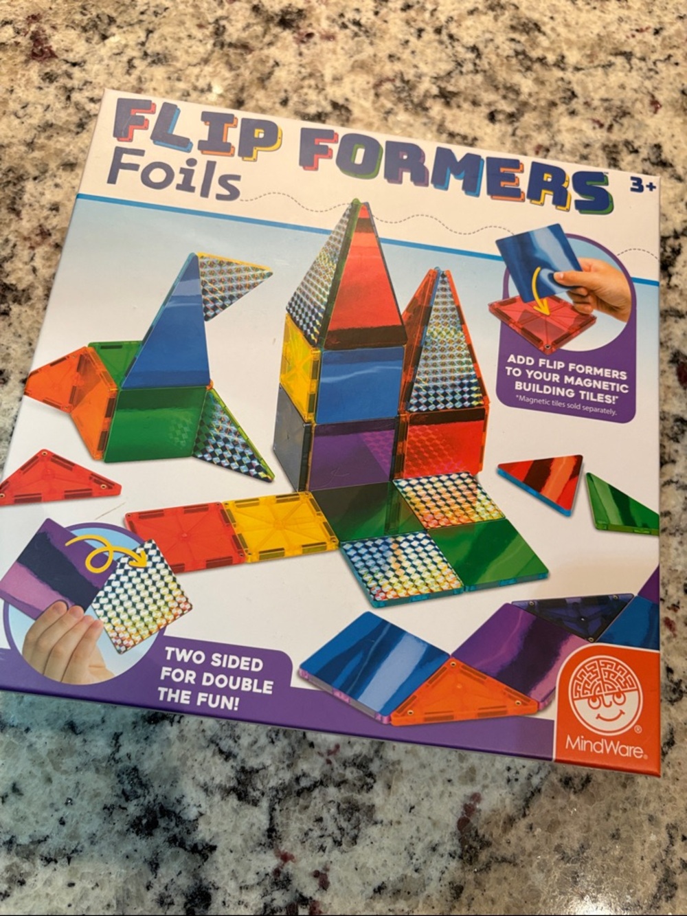Flip Formers Foils - Colorful Magnetic Building Tile Foils for Kids
